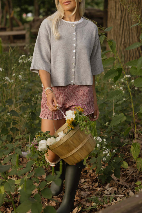 Coastal Cardigan // Heather Grey