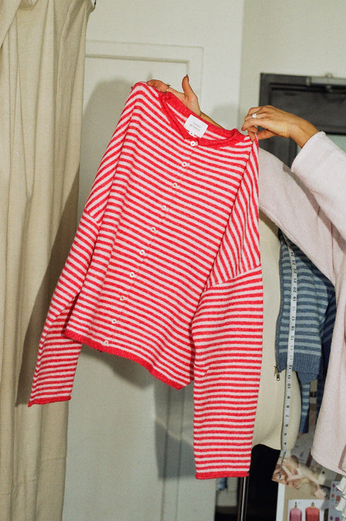 Coco Cutie Cardigan // Cherry Pink