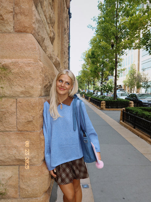 Classic Cutie Polo // Dusty Blue *RESTOCKED*