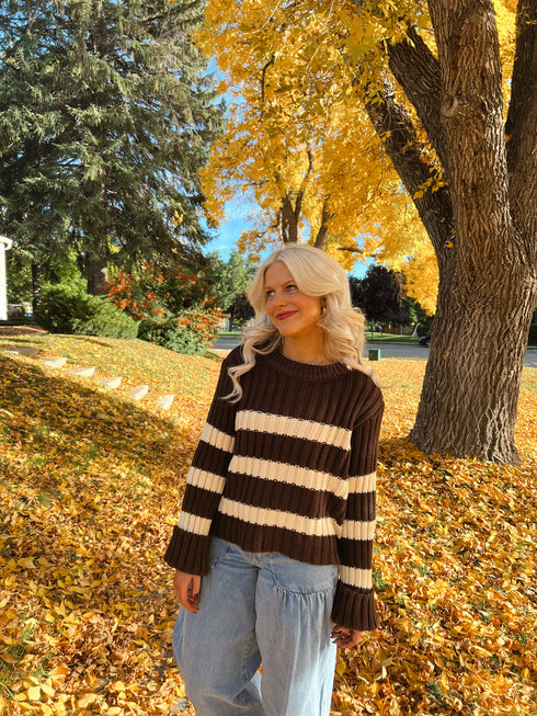Everyday Slay Striped Sweater