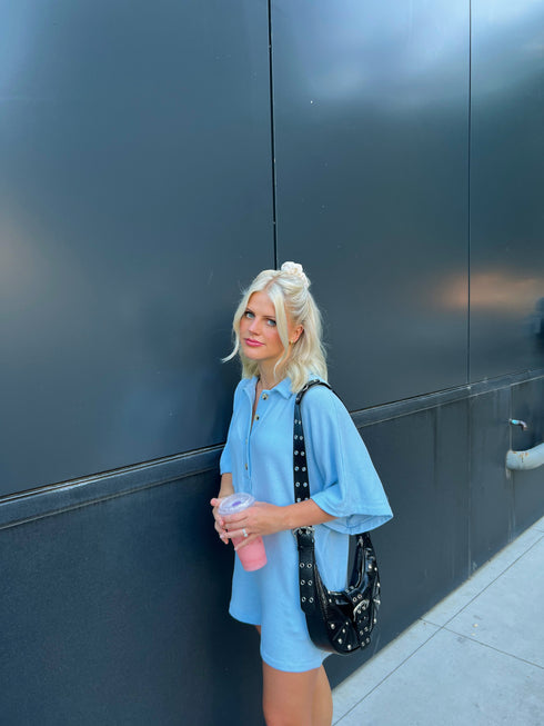 Summer BFF Romper// Sky Blue