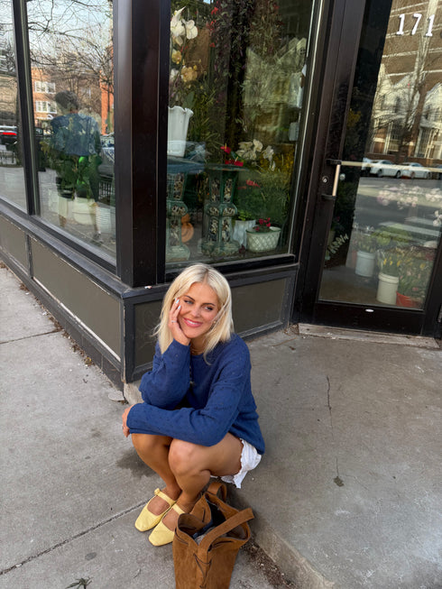 Everyday Pointelle Cutie // Denim