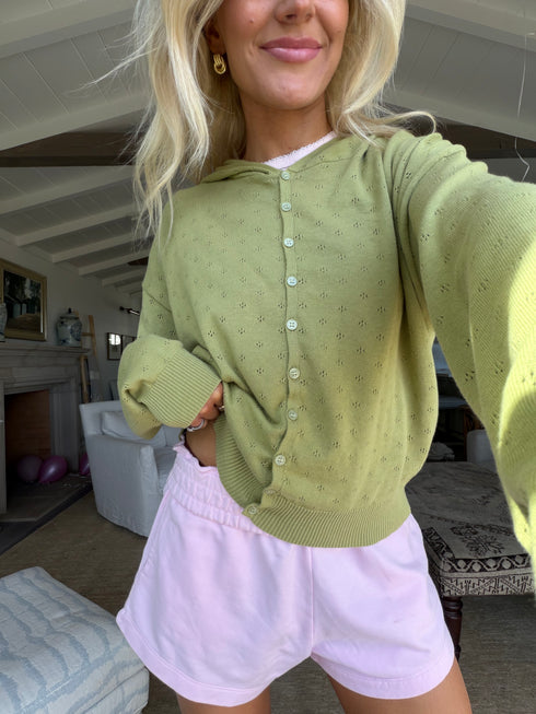 Daily Girl Hoodie // Matcha