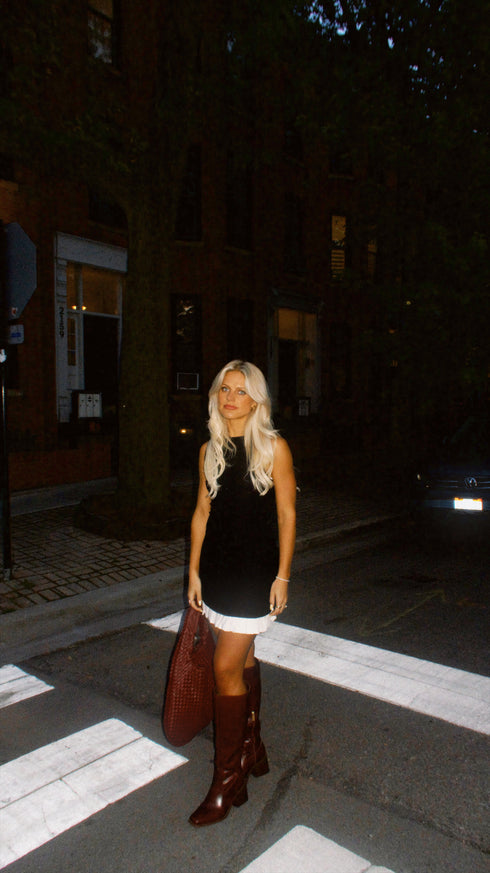 Tennis Club Dress// Black