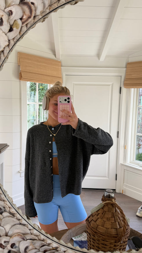 Coco Cutie Cardigan // Heather