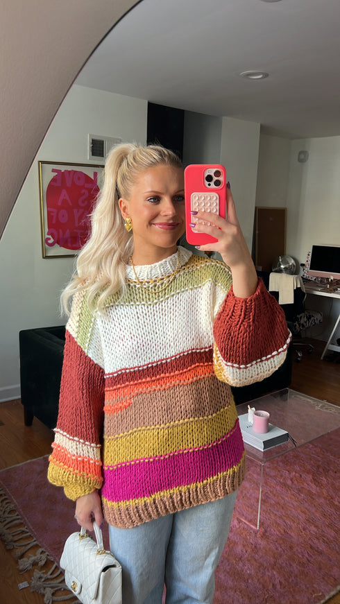 Autumn Energy Striped Sweater