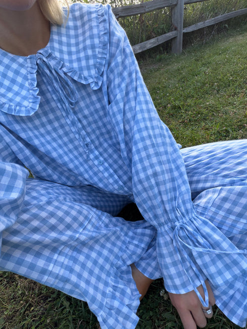 Bea Gingham Pant // Skies