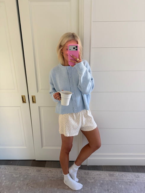 Honey Club Cardigan // Powder