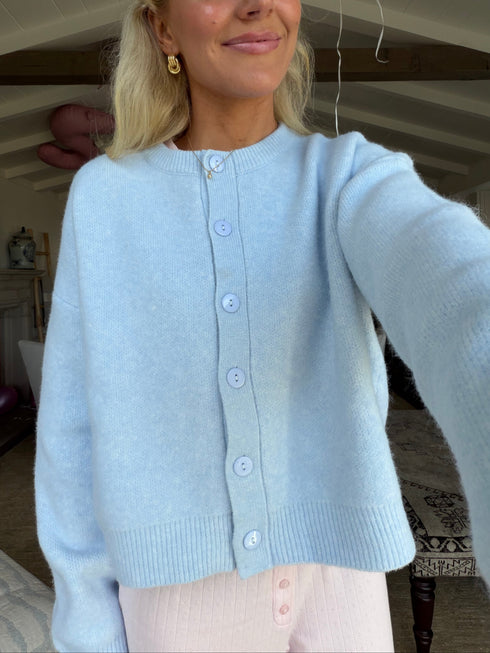 Honey Club Cardigan // Powder