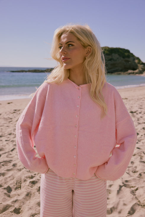 Coco Cutie Cardigan // Baby Pink *RESTOCKED*