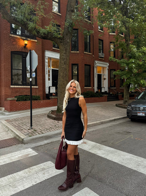 Tennis Club Dress// Black