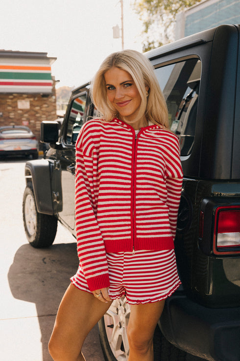 Girls Club Shorts // Red