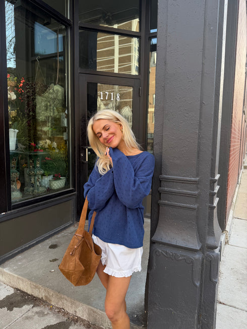Everyday Pointelle Cutie // Denim