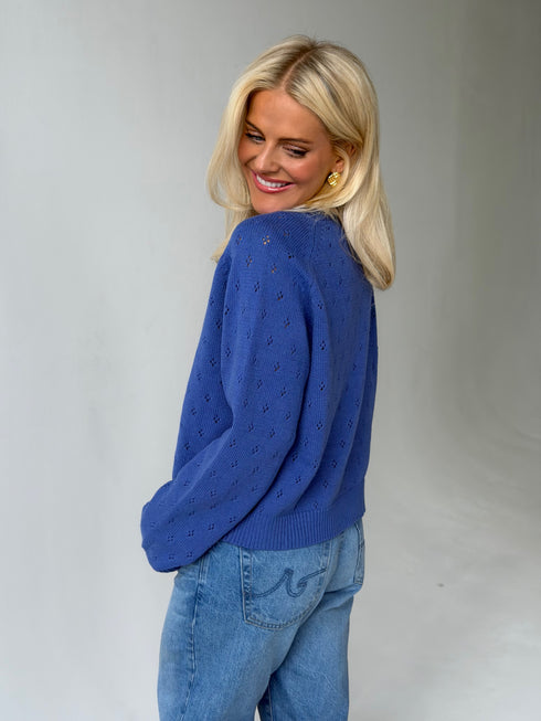 Posie Pointelle Cardigan // Vintage