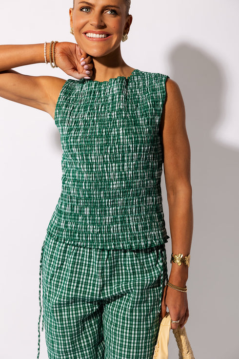 Ready, Set, Sun Top// Green