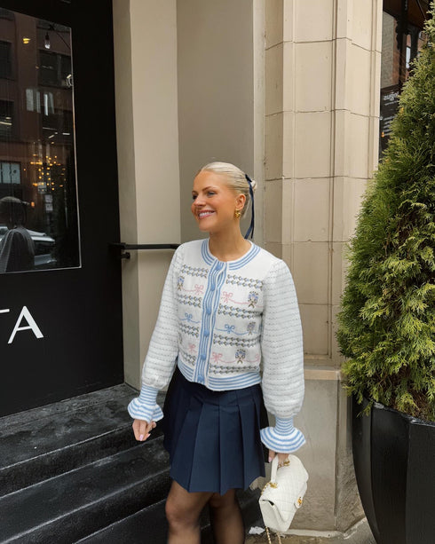 You Bow Girl Cardigan *RESTOCKED*