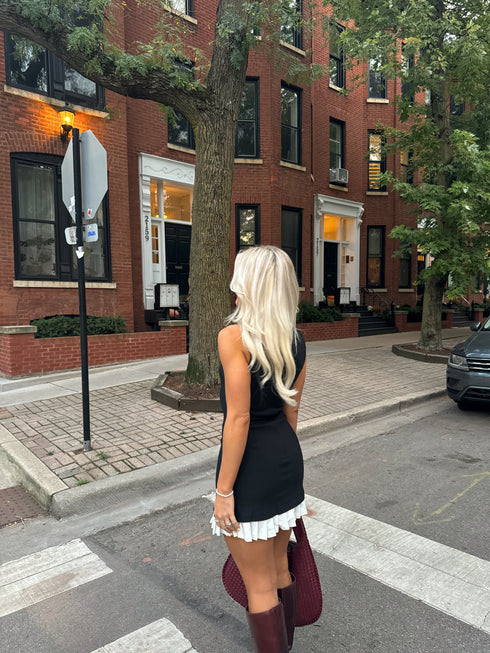 Tennis Club Dress// Black