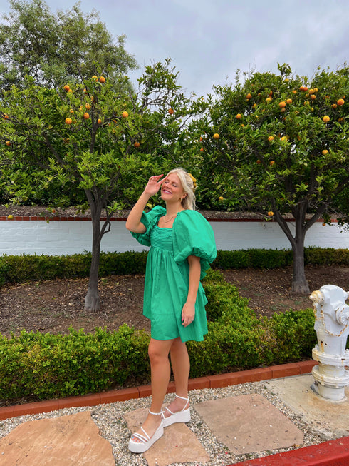 Flirt Back Bow Dress