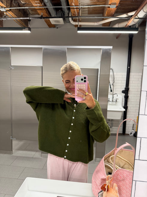Coco Cutie Cardigan // Olive *COCO EXCLUSIVE*