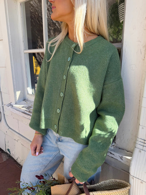 Honey Club Cardigan // Matcha *COCO EXCLUSIVE*