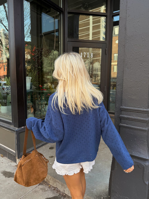 Everyday Pointelle Cutie // Denim