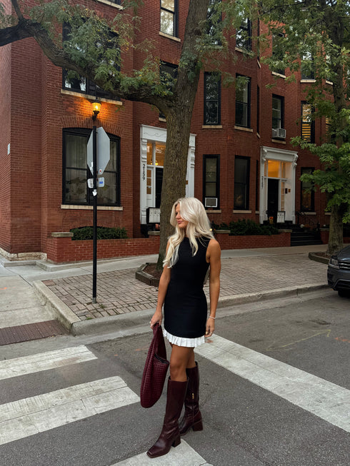 Tennis Club Dress// Black