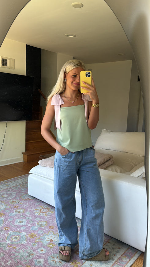 Flirty & Thriving Bow Top