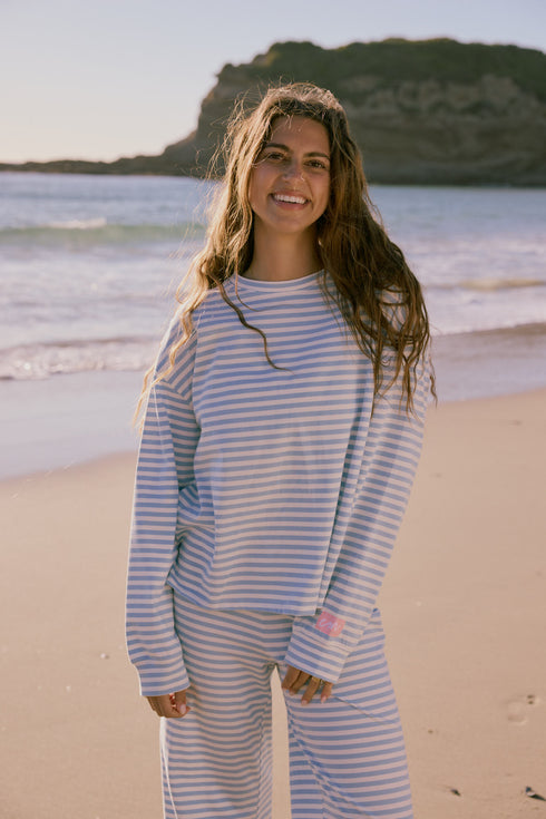 Sunny Club Pullover // Sky