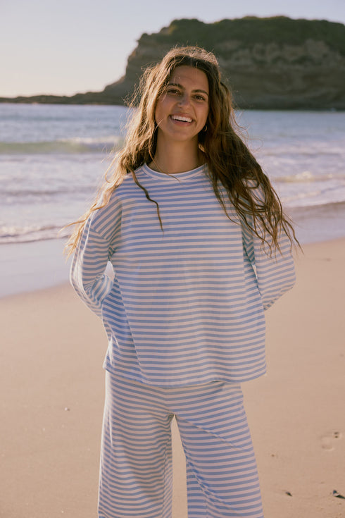 Sunny Club Pullover // Sky