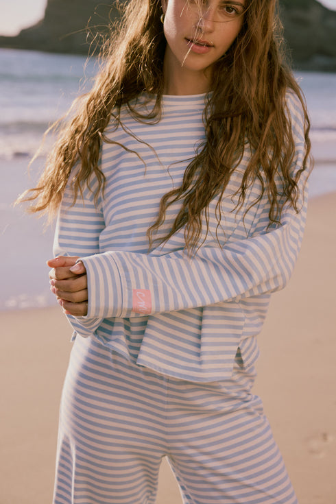 Sunny Club Pullover // Sky