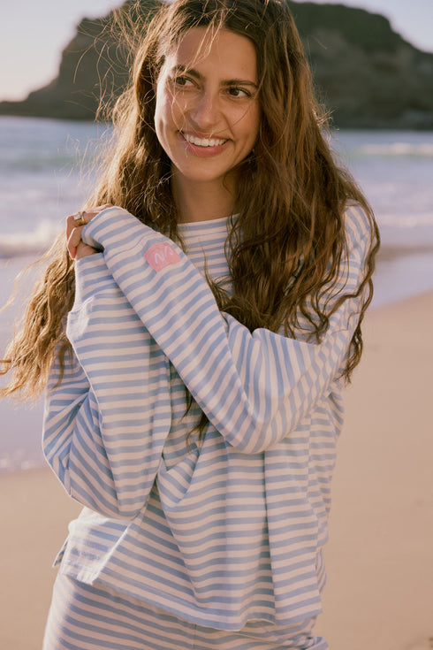 Sunny Club Pullover // Sky