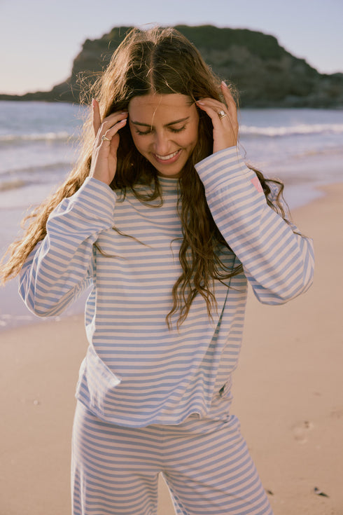 Sunny Club Pullover // Sky