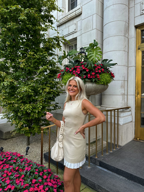 Tennis Club Dress // Tan