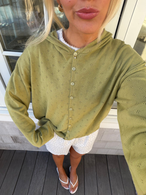 Daily Girl Hoodie // Matcha