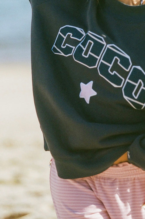 Coco Girl Mockneck // True Blue