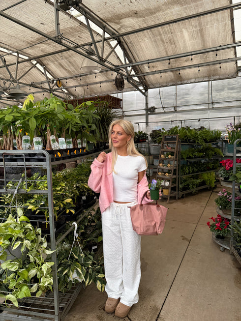 Marigold Pant // Eyelet White