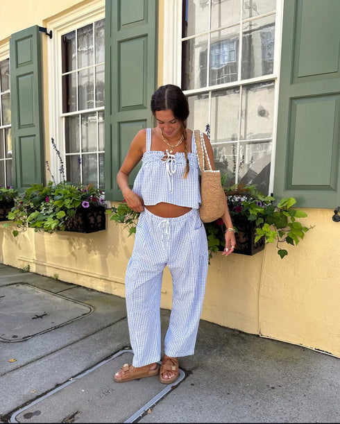 Picnic Princess Pant // Blue *RESTOCKED*