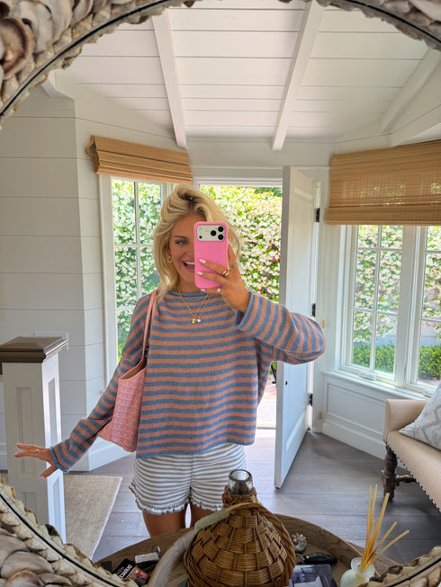 Sun Club Knit // Seabreeze Stripe