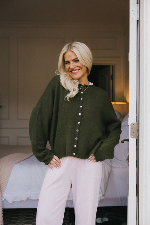 Coco Cutie Cardigan // Olive *COCO EXCLUSIVE*