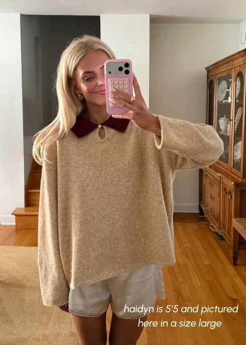 Classic Cutie Polo // Oat *RESTOCKED*