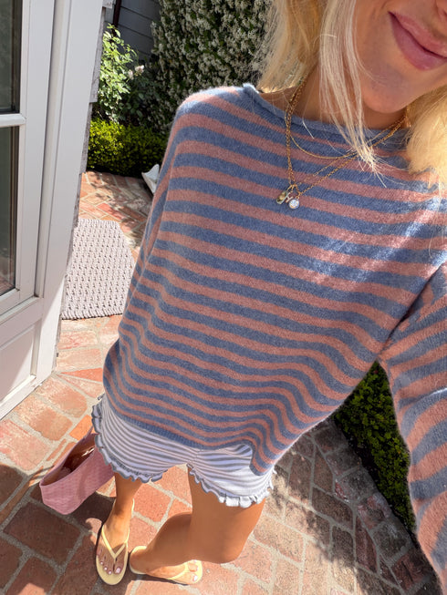 Sun Club Knit // Seabreeze Stripe
