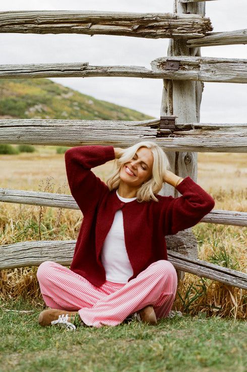 Aspen Cardigan // Rosewood