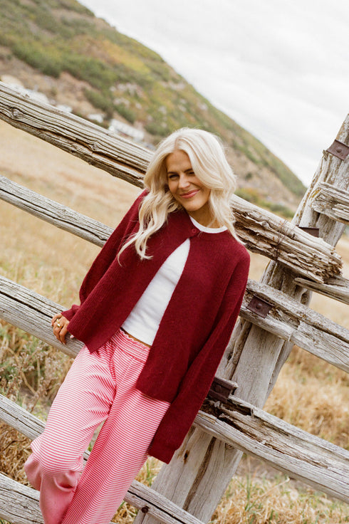 Aspen Cardigan // Rosewood