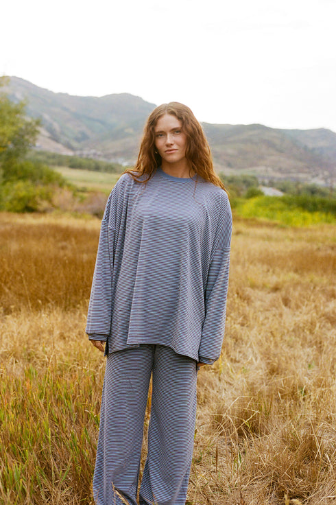 Road Trip Pullover // Sky Stripe *PREORDER*