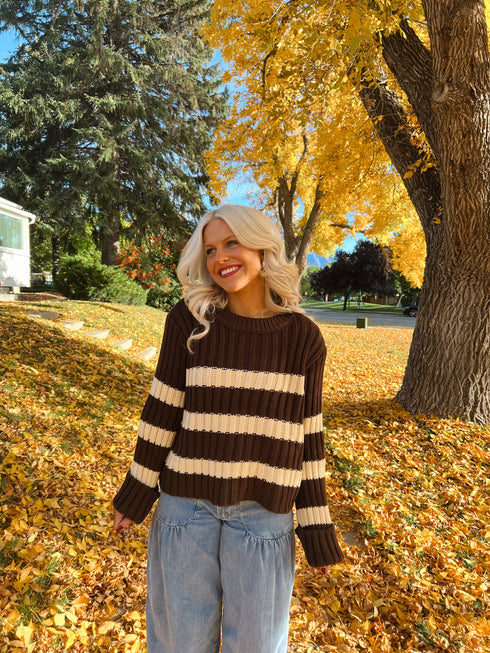 Everyday Slay Striped Sweater