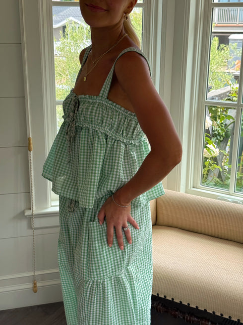 Picnic Princess Top // Green