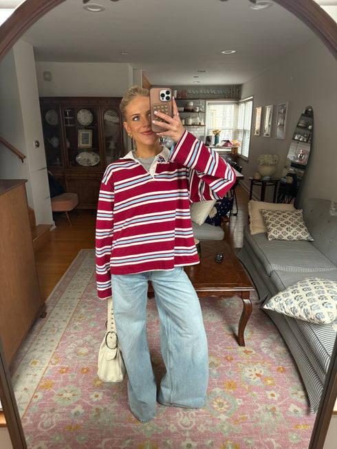 Camden Rugby Striped Polo