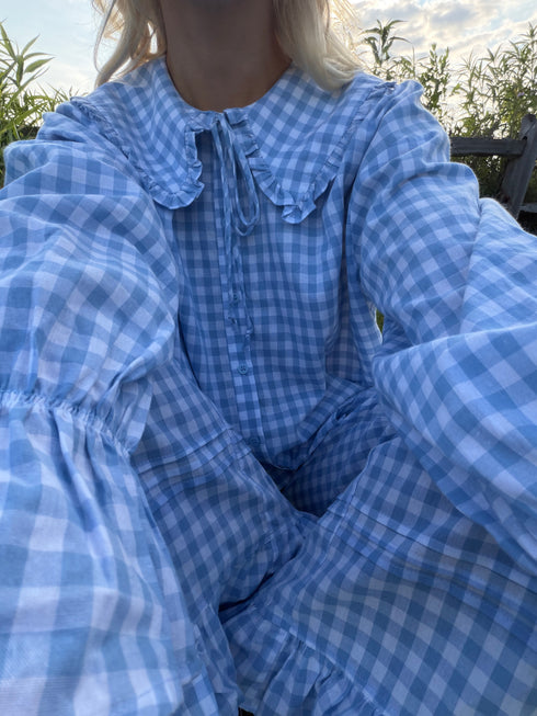 Bea Gingham Top // Skies