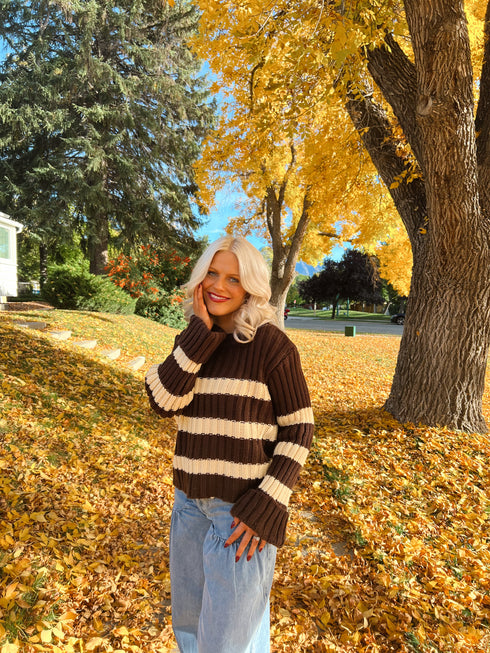 Everyday Slay Striped Sweater