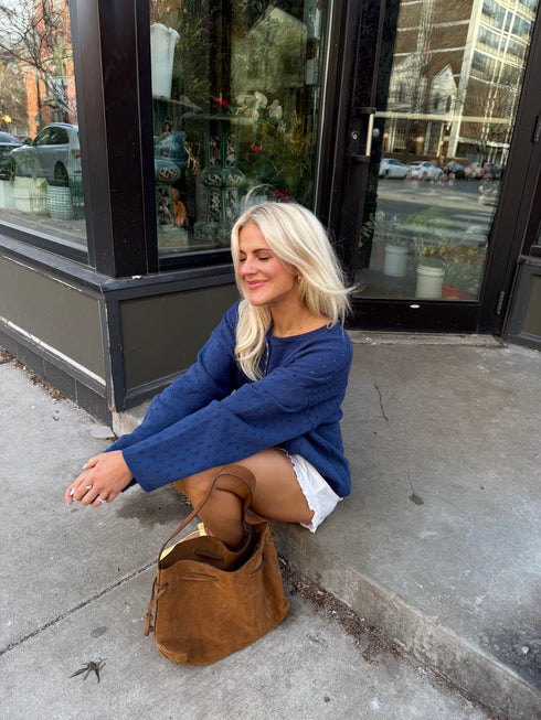 Everyday Pointelle Cutie // Denim